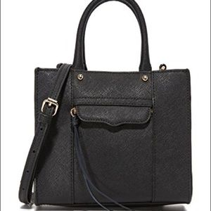 REBECCA MINKOFF black MAB Top Handle Handbag